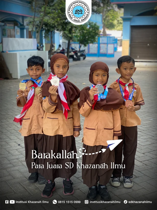 Dokumentasi prestasi Khazanah Ilmu, foto 19. Keterangan prestasi tercantum pada poster.